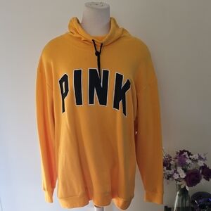 PINK Victoria's Secret Cowl Neck Sweatshirt  in Bright Yellow